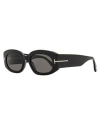 Tom Ford - Cielle Sunglasses Tf1187 01A 52Mm Ft1187 Plastic (Acetate) - Lyst