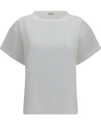Brunello Cucinelli - Cotton T-Shirt - Lyst