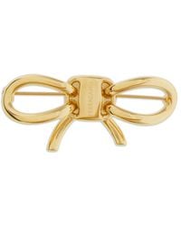 Ferragamo - Brooch Vara Bow Brass Brooches & Pins - Lyst