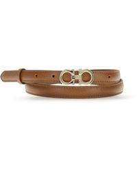Ferragamo - Gancini Leather Belt - Lyst