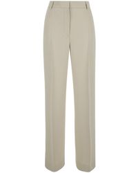 TOTEME - Tailored Wool Blend Trousers Viscose - Lyst