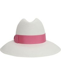 Borsalino - Claudette Fine Wide Brim Panama Hat - Lyst