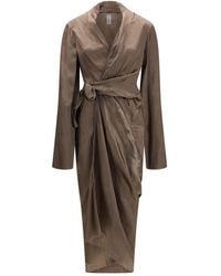 Rick Owens - Brown Copper Casual Dress - Lyst