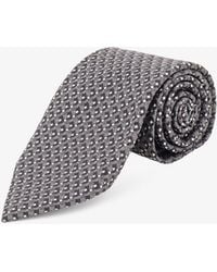 Tom Ford - Silk Tie With Geometric Pattern - Lyst
