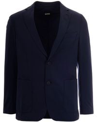 BOSS - Giacca Hanry Slim Fit Dark - Lyst