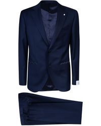 Luigi Bianchi - Two-Button Fitted Suit - Lyst