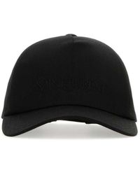 Saint Laurent - Cotton Blend Baseball Cap - Lyst