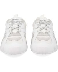 Versace - Sneaker Galaxia Calf Leather Trainers - Lyst