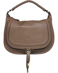 Chloé - Deep Taupe Marcie Small Shoulder Bag - Lyst