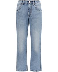 Brunello Cucinelli - Denim Pants Iconic Cotton Jean - Lyst