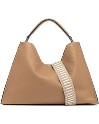 Gianni Chiarini - Aurora Sand Leather Shoulder Bag - Lyst