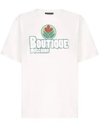 Boutique Moschino - Boutique Cotton Logo T-Shirt - Lyst