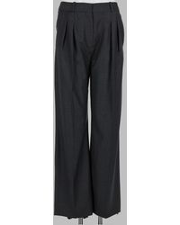 Loulou de Saison - Pleated Trousers Virgin Wool - Lyst