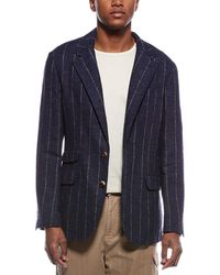 Brunello Cucinelli - Linen & Wool-Blend Blazer - Lyst