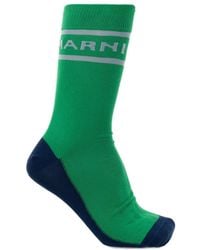 Marni - Socks With Logo - Lyst