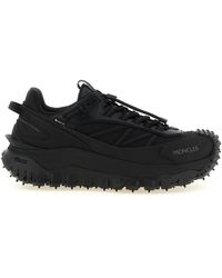 Moncler - Leather Athletic Sneakers - Lyst
