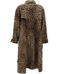 Ella - Batwing Sleeve Cotton Trench Coat & Raincoats - Lyst