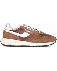 Autry - Nylon And Suede Reelwind Low Sneakers - Lyst