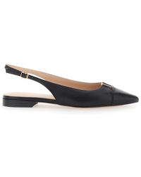 Twinset - Ballet Shoes With Pointed Design And Adjustable Strap - Lyst
