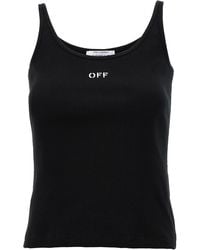 Off-White c/o Virgil Abloh - Tank Top With Logo - Lyst