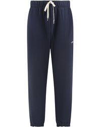Autry - Cotton Track Pants With Elastic Ankle Cuffs - Lyst