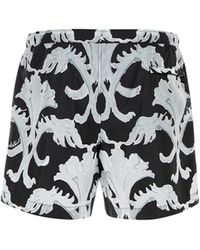 Valentino - Metamorphos Wall-Print Swim Shorts - Lyst