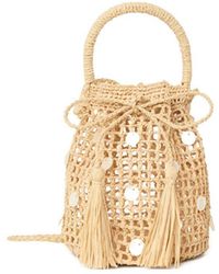 Alanui - Precious Moments Rafia Bucket Bag - Lyst