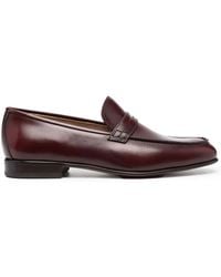 Ferragamo - Ferragamo Slip-On Leather Loafers - Lyst