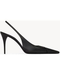 Saint Laurent - Saint Laurent Slingback Heel - Lyst