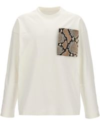 Jil Sander - 'Phyton Pocket' T-Shirt - Lyst