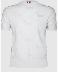 Thom Browne - Wool T-Shirt - Lyst