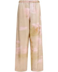 Fabiana Filippi - Silk Twill Pants - Lyst