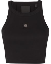 Givenchy - Cotton Crop Top - Lyst