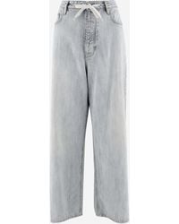 Balenciaga - Cotton Denim Jeans - Lyst
