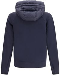 Moncler - Insulated Zip-Up Sweatshirt Polyester Sweater - Lyst