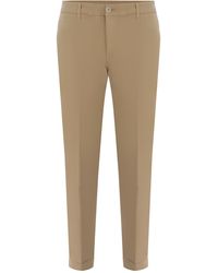 Fay - Trousers Made Of Matte Satin - Lyst