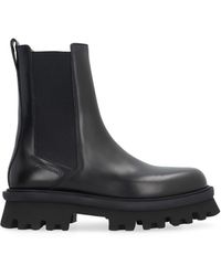 Ferragamo - Leather Chelsea Boots - Lyst
