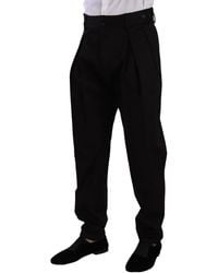 Dolce & Gabbana - Elegant Slim-Fit Cotton Trousers - Lyst