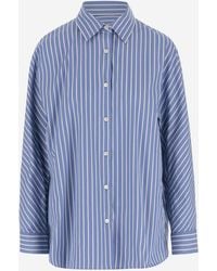 Dries Van Noten - Cotton Shirt With Striped Pattern - Lyst