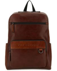 The Bridge - Leather Damiano Backpack - Lyst