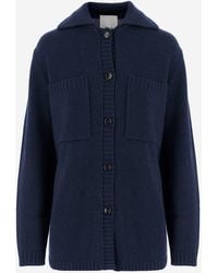 Allude - Wool And Cashmere Cardigan - Lyst