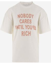 1989 STUDIO - Cotton T-Shirt With Slogan Print - Lyst