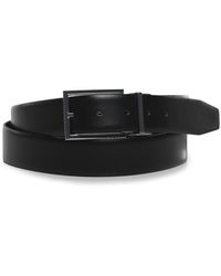 BOSS - Leather Belt With Metal Buckle - Lyst