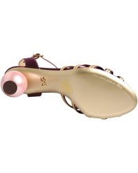 Dolce & Gabbana - Keira Pearl Heels Sandals Shoes Silk Viscose Lamb - Lyst