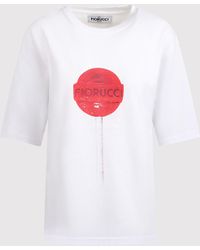 Fiorucci - T-Shirt With Lollipop Print - Lyst