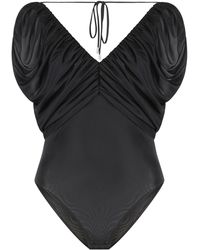 Pinko - Beccafico Nylon Bodysuit Polyester; Nylon; Elastane Tops - Lyst