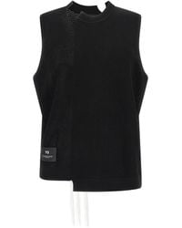 Y-3 - Rayon Sleeveless Jacket Clothing - Lyst