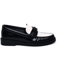 Jimmy Choo - Two-tone Leather Loafers - Lyst
