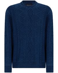 GANT - Crew Neck Cotton Sweater, Sweatshirts - Lyst