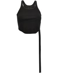 Rick Owens - Cropped Tank Top - Lyst